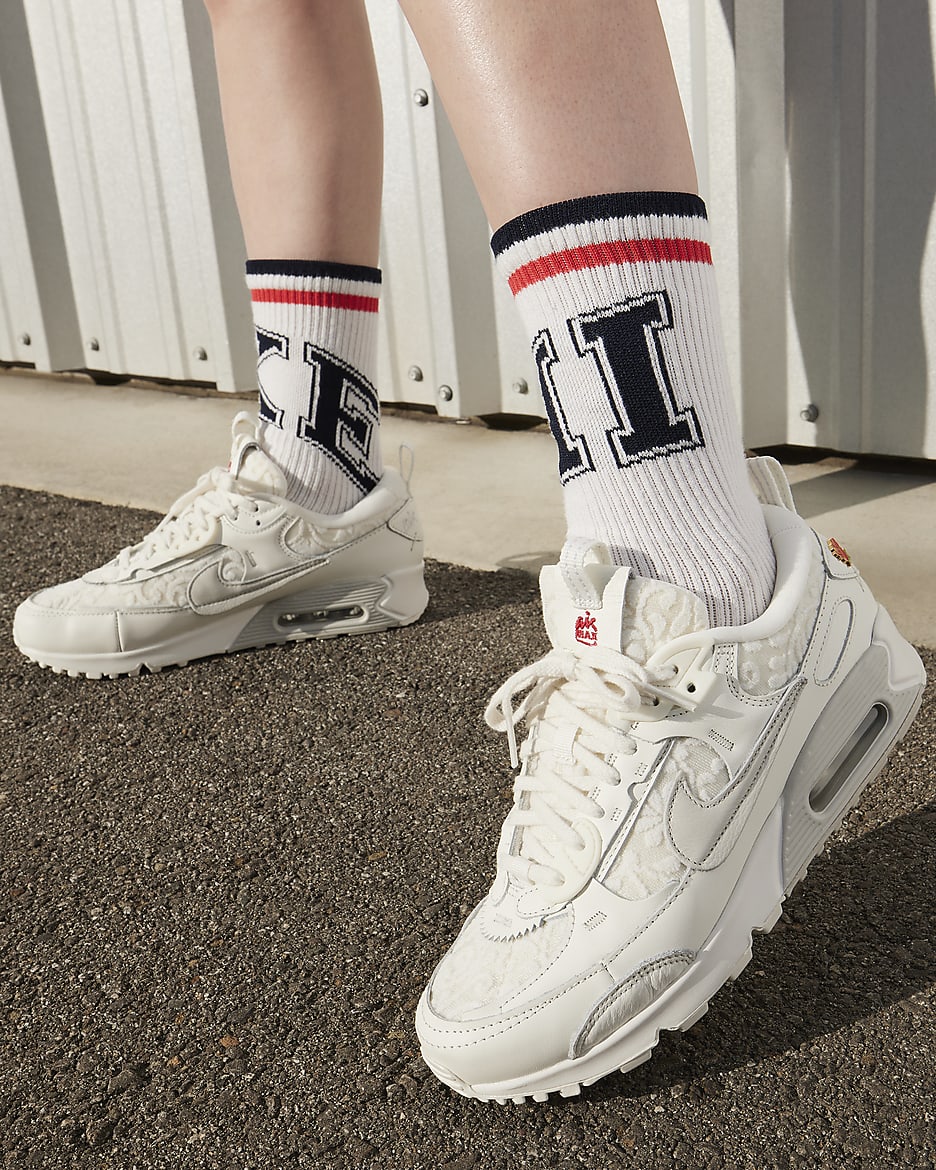 Nike air max mujer blancas con flores hotsell